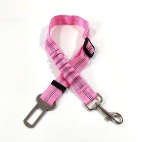 Automotive Reflective Webbing Safety Rope (Option: Pink-70cm Long)