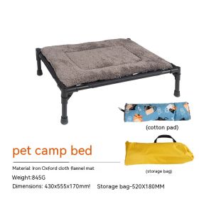 Camping Foldable Pet Bed Removable (Option: Pet Camp Bed Mat)