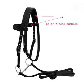 Pp Braid Shuiller Reins (Option: Black-Small Size)