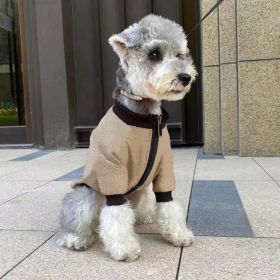 Pet Winter Jacket Hoodie Coat (Option: Khaki-XL)